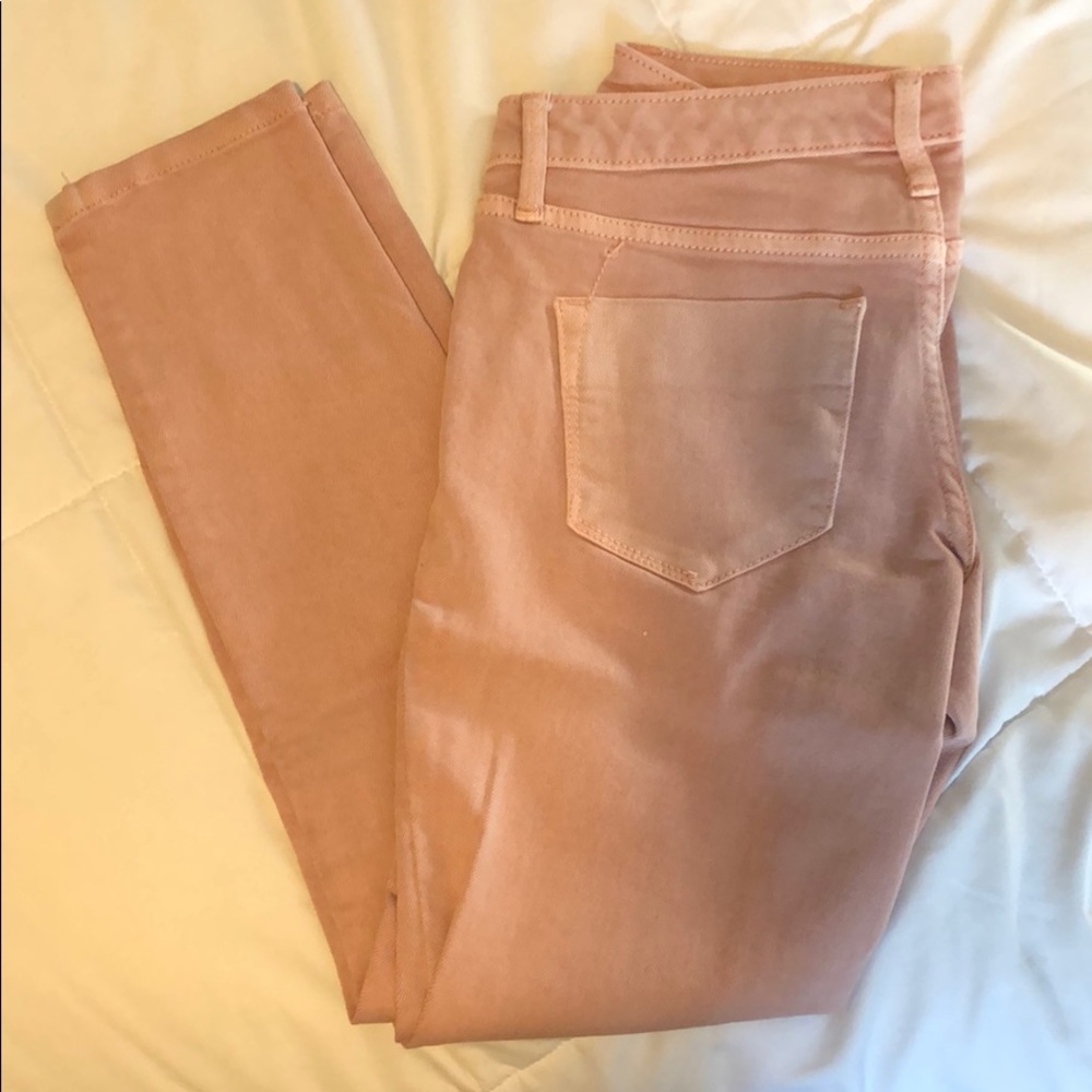 PINK SUPER STRETCH JEGGINGS